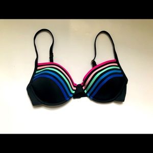 La Blanca Rainbow stripe Bikini Top